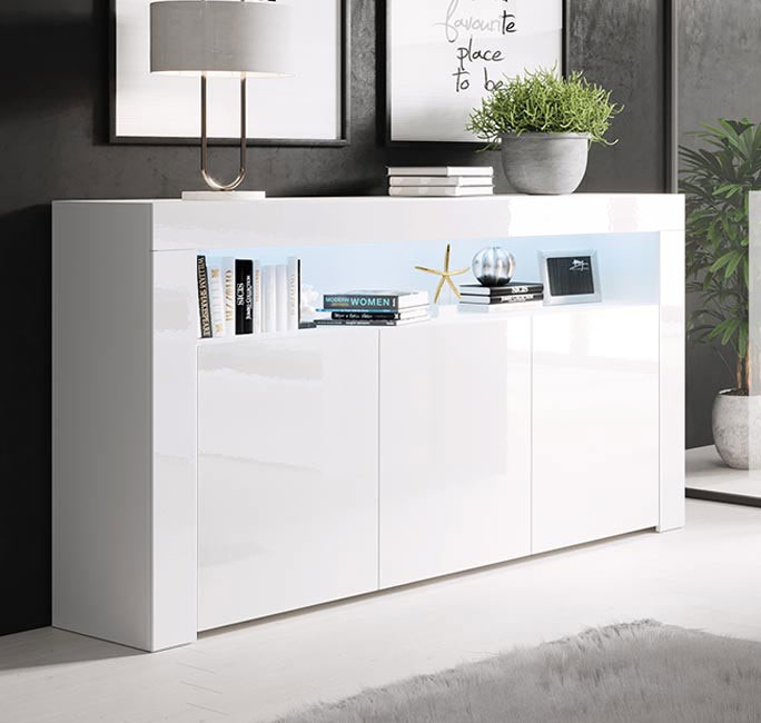 Dressoir model Aker - Wit